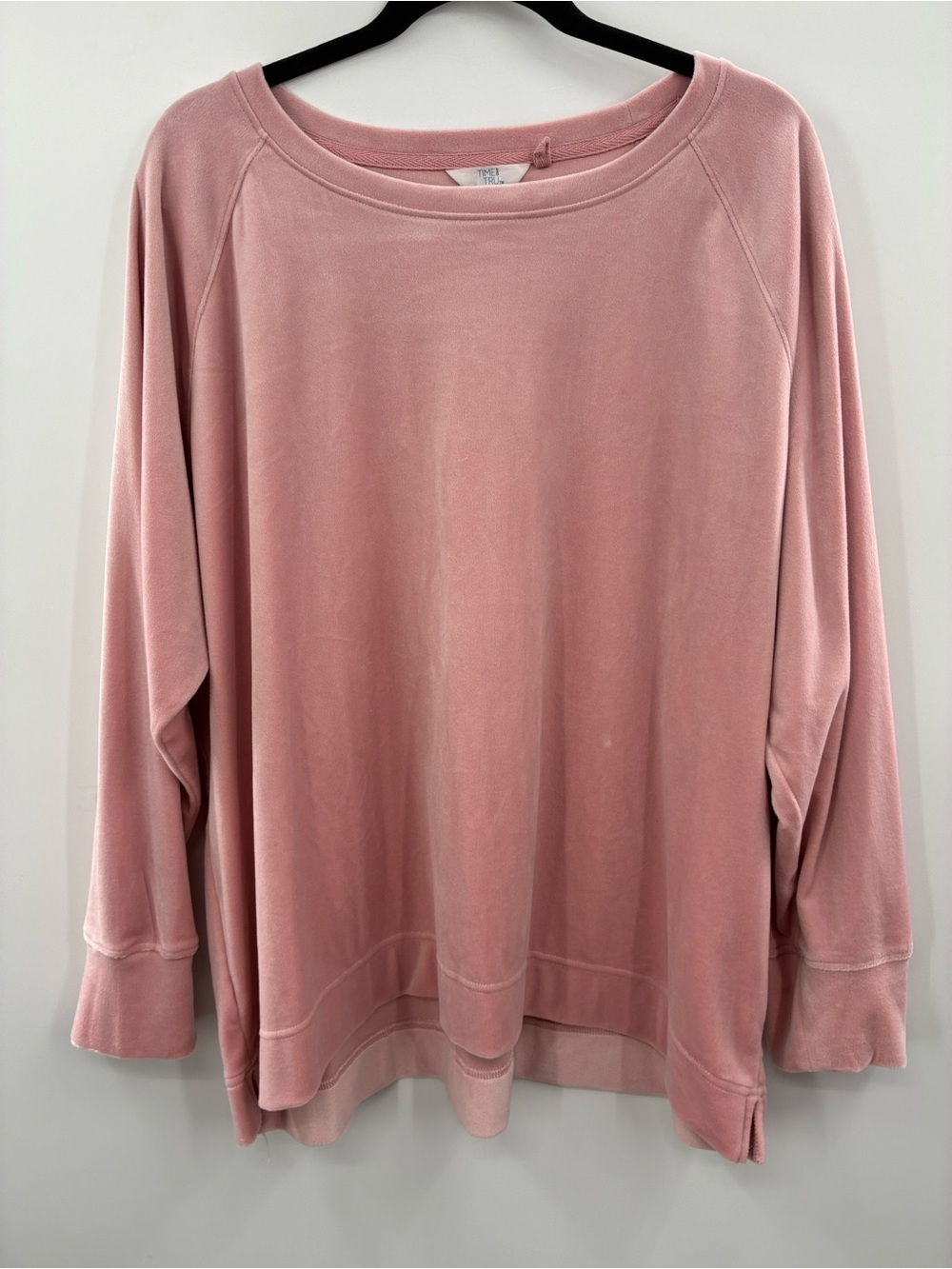Time and Tru Relaxed Pink Women's Pullover Top size: XL